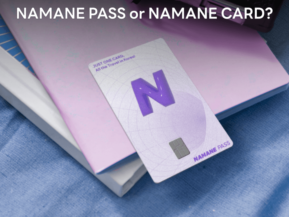 Traveling in Korea, easy and convenient with an unlimited transportation card!