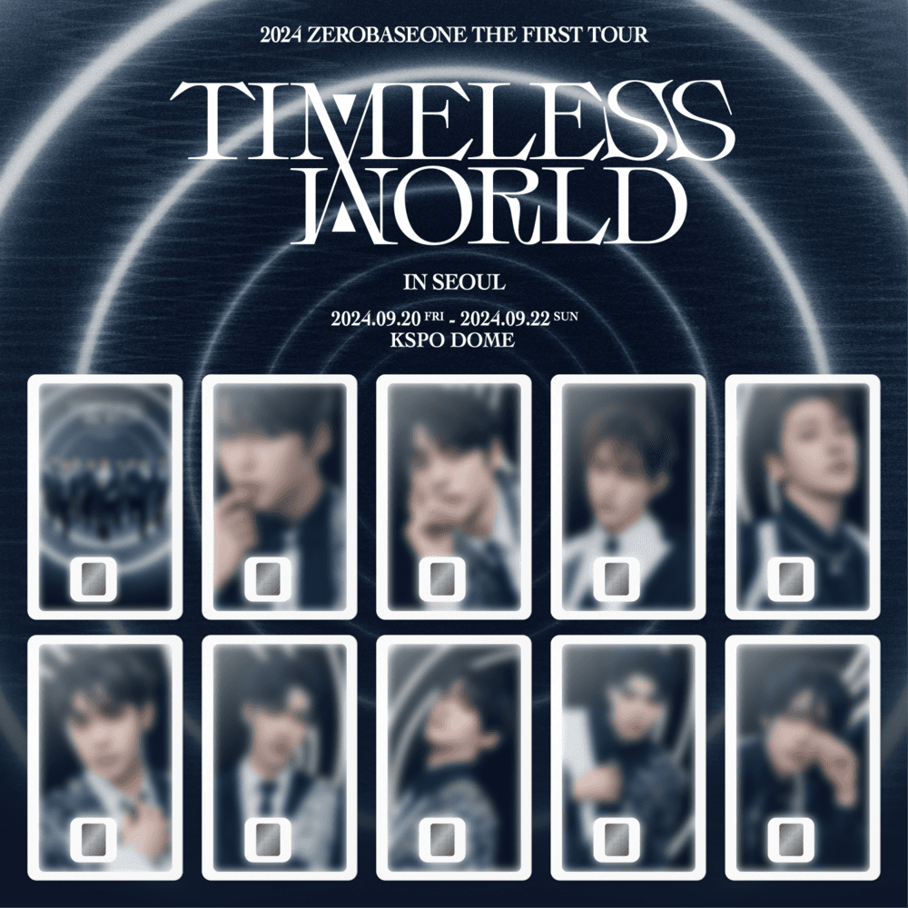 [9/9~9/29] ZB1 THE FIRST TOUR <TIMELESS WORLD> themed cards are now available!