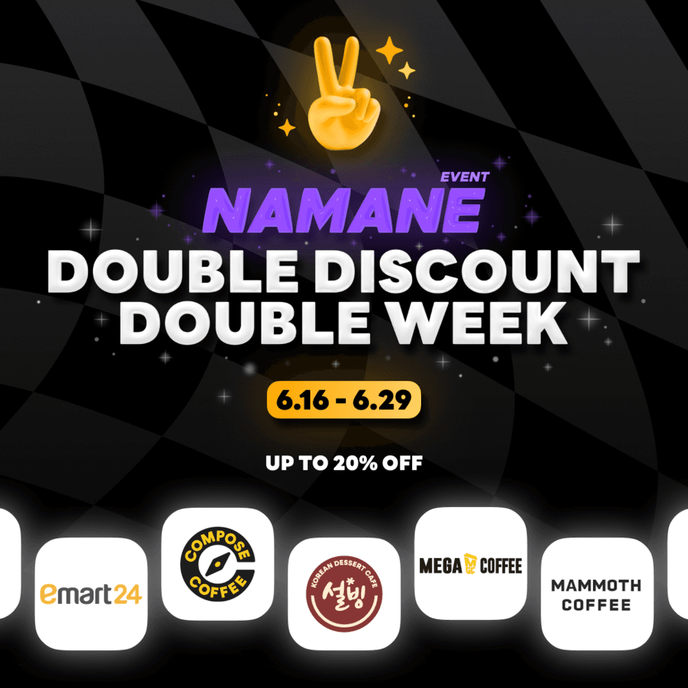 [06.16 ~ 06.29] Double Discount Week – Korean Brand Event✨