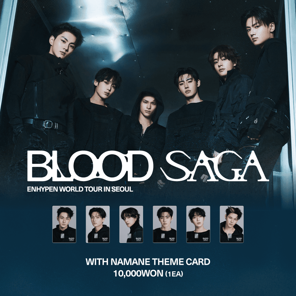 ENHYPEN WORLD TOUR 'BLOOD SAGA' IN SEOUL スペシャルテーマ「カード＆パス」発売決定！✨