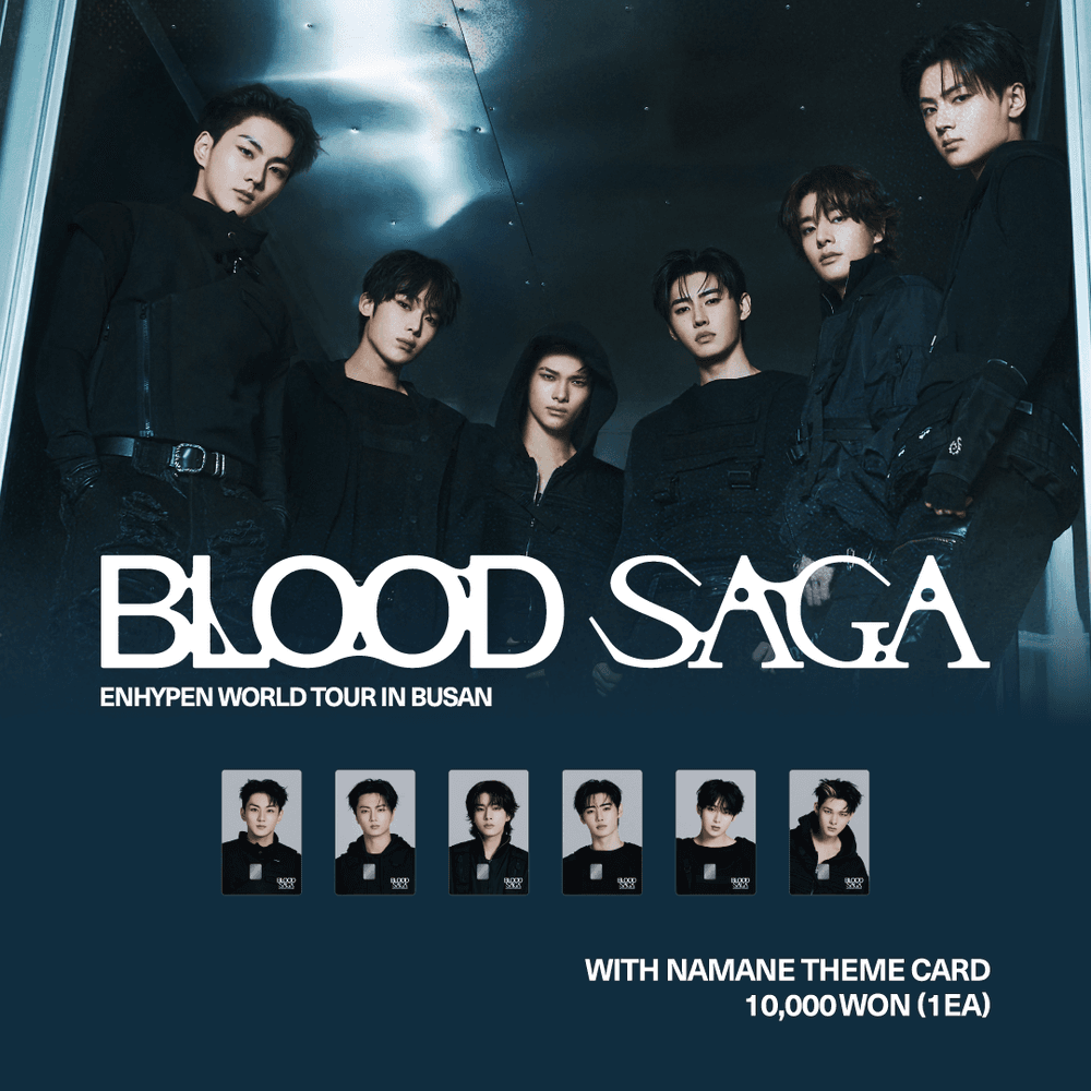 ENHYPEN WORLD TOUR 'BLOOD SAGA' IN BUSAN 限定主题卡正式上线！✨